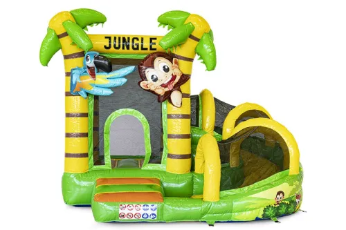 Dschungel Hüpfburg mit Rutsche